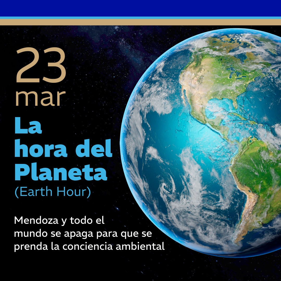 Mendoza se suma a “La Hora del Planeta”