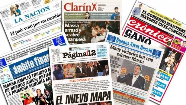Portadas de los principales diarios impresos del país | EntornoPyme