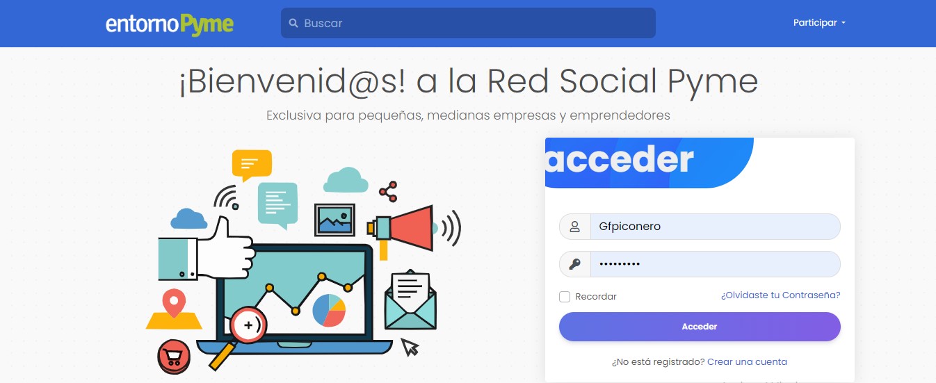 EntornoPyme presenta la primera Red Social para Emprendedores y pymes