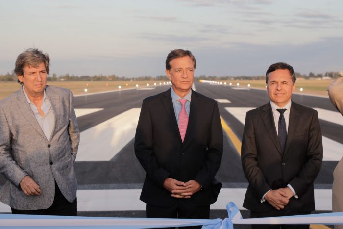 Inauguraron la nueva pista del aeropuerto de San Rafael