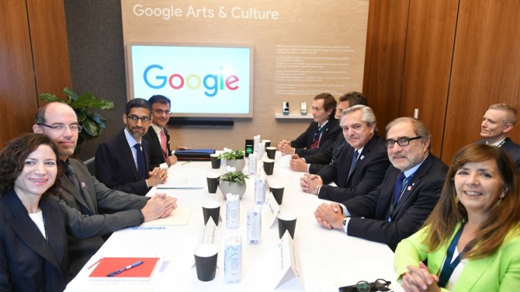 Google anuncia al presidente Fernández, importante inversión